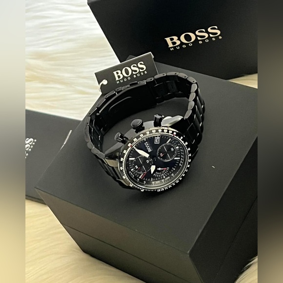 HB1513854- Hugo Boss Men’s Pilot Edition Chrono Quartz Watch - Picture 10 of 11